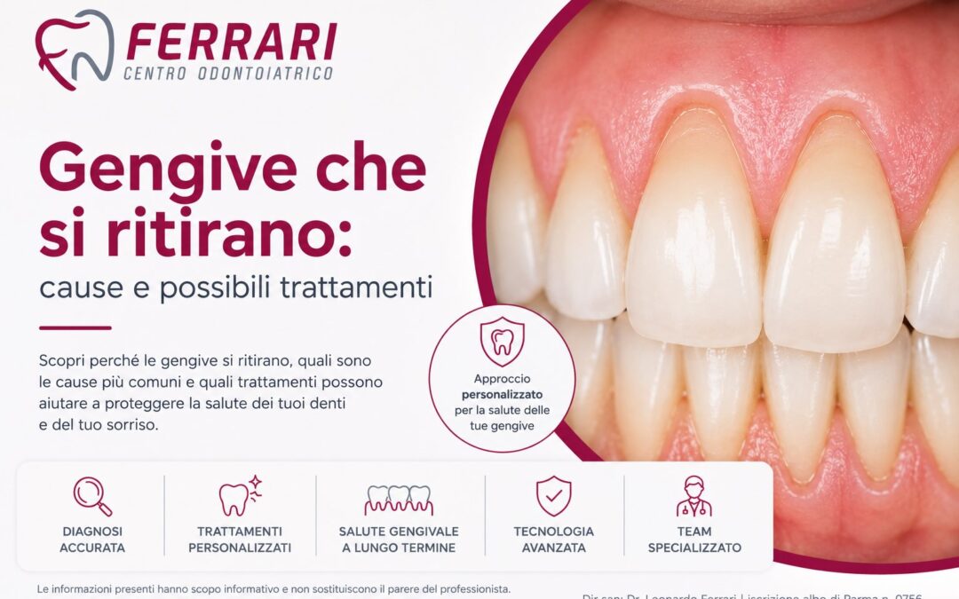 Gengive che si ritirano: cause e possibili trattamenti