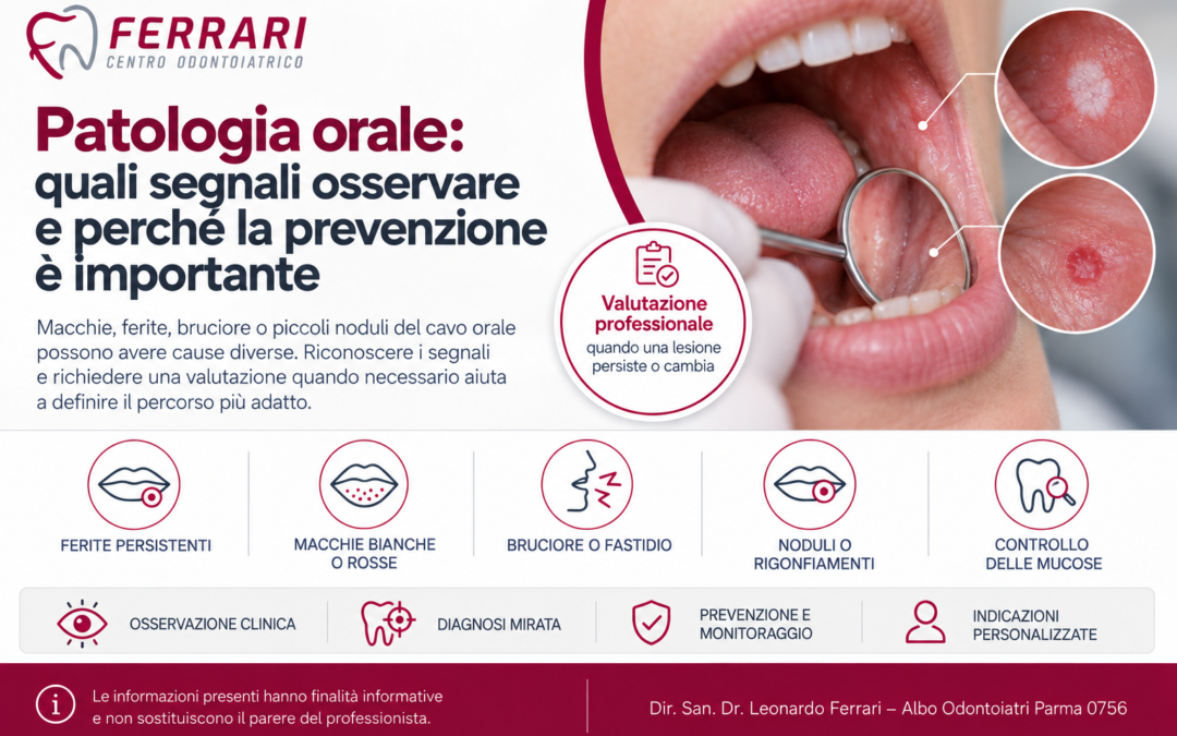 Patologia orale: quali segnali osservare e perché la prevenzione è importante